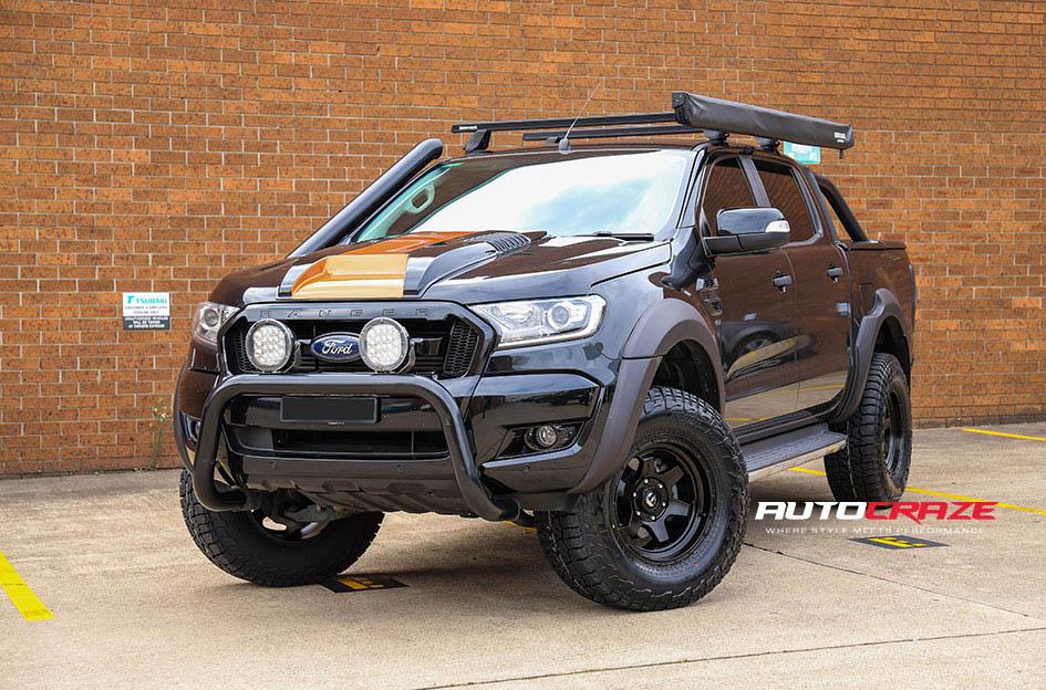 FORD RANGER SHOK MATTE BLACK